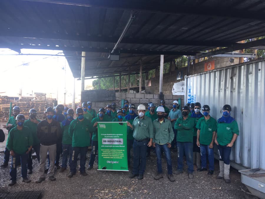 Agradecimento do Grupo Multitécnica à RB Industrial pela segurança