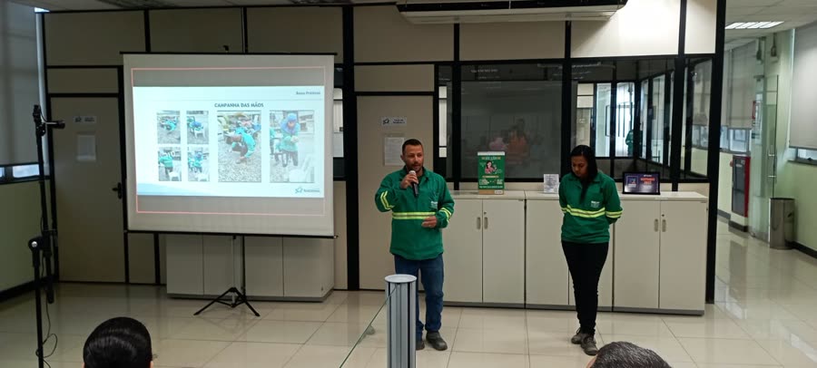 Treinamento interno de segurança na RB Industrial